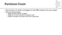 Choosing Partition Count and Replication Factor Instructional Video