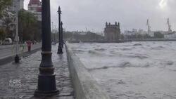 Rough waves lash coastal India ahead of cyclone News Clip