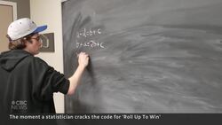 #TheMoment a math wizard cracks the Roll Up To Win code News Clip