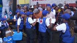 Red Cross aid distributed in Caracas Instructional Video