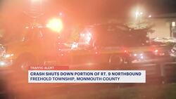 Overnight crash on Route 9 in Freehold under investigation News Clip