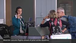 WestJet cancels flights ahead of pilot strike deadline News Clip