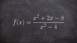 How to determine if the discontinuities are holes or asymptotes Instructional Video