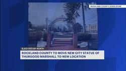 Rockland County to relocate Thurgood Marshall statue to more visible spot News Clip