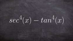 Simplify expressions using fundamental identities Instructional Video