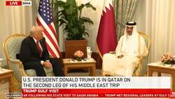 Qatar’s Emir sits down with Donald Trump to talk Middle East peace News Clip