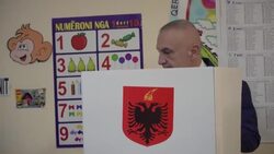 CLEAN : Albanian president votes in parliamentary election News Clip