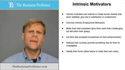 Intrinsic Motivators Instructional Video