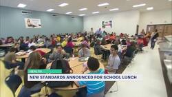 New rules will reduce the amount of sodium and sugar found in school meals News Clip