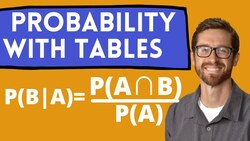 Conditional Probability (with tables) Instructional Video