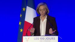 CLEAN : French poll hopeful Pécresse promises "pillar laws" if elected News Clip