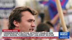 Conservative political activist Charlie Kirk shot News Clip
