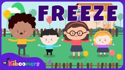 Ultimate Dance Party Freeze Song - THE KIBOOMERS Brain Breaks for Kindergarten Instructional Video
