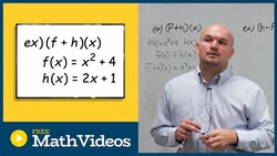 Add two functions and determine the domain Instructional Video