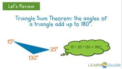 Determining Similar Triangles Using Angle Measures and the Triangle Sum Theorem Instructional Video