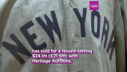 Babe Ruth's 'called shot' jersey becomes most expensive sports collectible ever sold at €21.5m Instructional Video