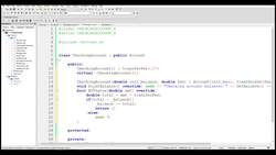 Fundamentals of Object-Oriented Programming - C++ - UML Abstract Class - ATM Part 2 Instructional Video