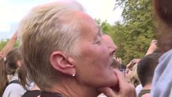 CLEAN : People in Windsor describe 'emotional' experience of seeing queen's coffin pass by News Clip