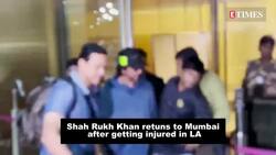 TROLLED! Shah Rukh Khan returns to India after undergoing nose surgery in LA; netizens say 'Itna attitude kis baat ka' News Clip