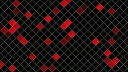 Motion red squares abstract background Stock Footage