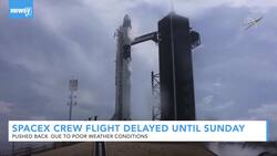 NASA Delays SpaceX Crew Launch Due To Weather Concerns News Clip