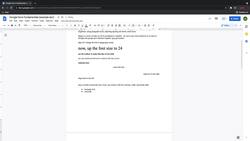 Google Docs Fundamentals - Using Bullets & Numbers Instructional Video