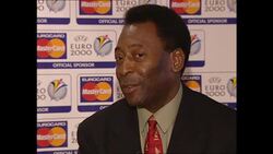 Interview with Pele at Euro 2000 News Clip
