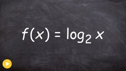 How to find the inverse of a logarithmic function, f(x) = log2 (x) Instructional Video