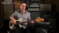 How to Play a C Sharp / D Flat Minor Scale on Bass Guitar Instructional Video