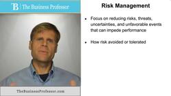 Understanding Risk Management: Identifying, Mitigating, and Monitoring Risks Instructional Video