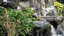 Waterfall in slow motion 180fps Stock Footage
