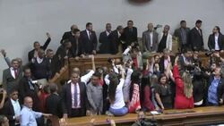 CLEAN : Rival to Venezuela's Guaido sworn-in as parliament speaker News Clip