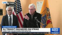 Strike by New Jersey Transit train engineers leaves some 350,000 commuters in the lurch News Clip