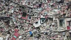 Soaring over Fes: Drone Explores Morocco's Historic Jewel Stock Footage