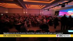 New Democrats back Premier David Eby’s leadership with 82 per cent support News Clip