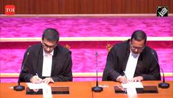 Justices Ujjal Bhuyan, SV Bhatti take oath as Supreme Court Judges News Clip