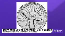 Poet Maya Angelou Is First Black Woman On U.S. Quarter News Clip