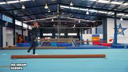 Elementary gymnastics - Beam - 1 Ice cream scoops Instructional Video