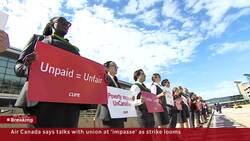 Contract talks between Air Canada, union hit impasse News Clip