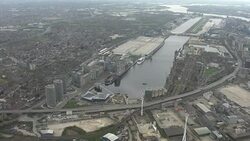 Aerials of the Excel Centre, now NHS Nightingale Hospital News Clip