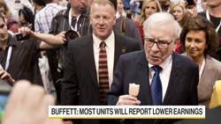 Buffett Predicts Earnings Decline at Berkshire Units News Clip