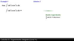 Calculus II: Trigonometric Integrals (Level 5 of 7) Instructional Video