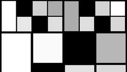 Motion background with flickering blocks. Abstract animation Stock Footage