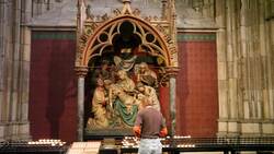 Germany, Cologne, Cathedral - Chapel1 Stock Footage