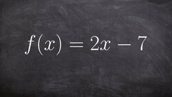 Learn how to find the inverse of a linear equation step by step Instructional Video