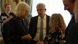UK: he Duchess of Cornwall has hosted a reception to celebrate the 70th anniversary of The Archers, inviting members of the current cast, writers and production team to Clarence House. News Clip