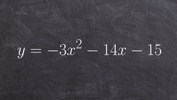 Solve by factoring when a is greater than one Instructional Video