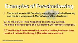 ESL - Literary Devices: Foreshadowing and Flashback Instructional Video