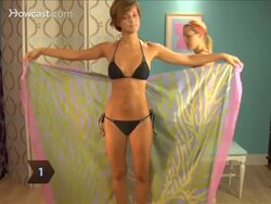 How to Tie a Sarong into a One Strap Dress Instructional Video