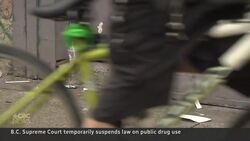 B.C. court pauses law banning public drug consumption News Clip